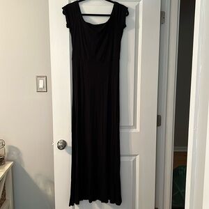 Worn once black Loft maxi dress